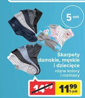 Carrefour Skarpety męskie oferta