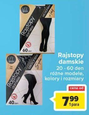 Carrefour Rajstopy damskie 40 den oferta