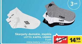 Carrefour Stopki męskie kappa oferta