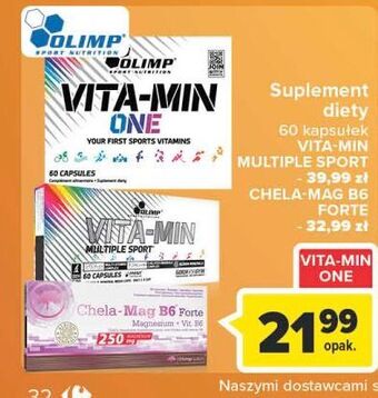 Carrefour Suplement diety olimp labs chela-mag b6 forte oferta