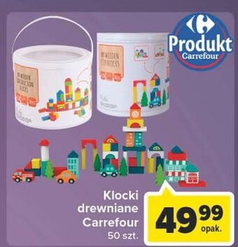 Carrefour Klocki drewniane carrefour oferta