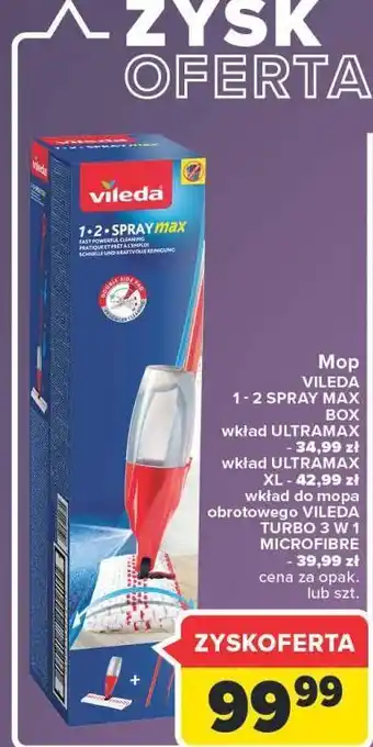 Carrefour Mop 1-2 spray max vileda oferta