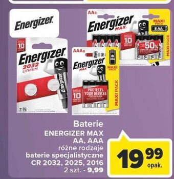 Carrefour Baterie aaa energizer max oferta