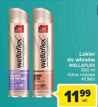 Carrefour Lakier do włosów fullness for thin hair wellaflex oferta
