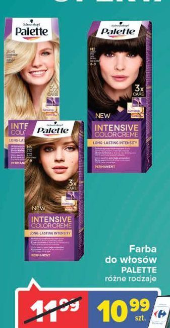 Carrefour Farba do włosów 10-0 palette intensive color creme oferta