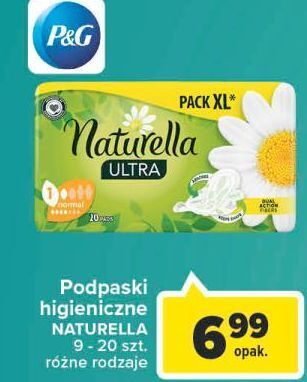 Carrefour Podpaski higieniczne normal naturella ultra oferta