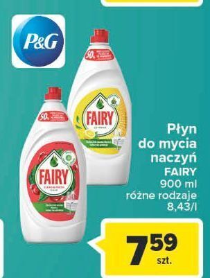 Carrefour Płyn do mycia naczyń lemon fairy oferta