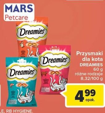 Carrefour Przysmak dla kota z łososiem dreamies oferta
