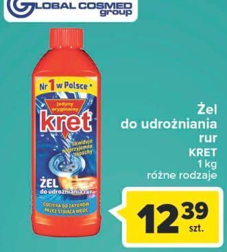 Carrefour Żel do udrożniania rur kret oferta
