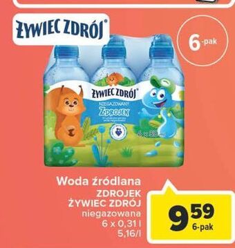 Carrefour Woda niegazowana żywiec zdrój zdrojek oferta