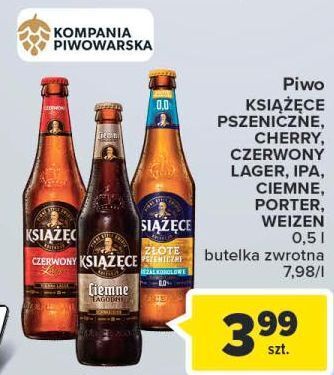 Carrefour Piwo książęce czerwony lager oferta
