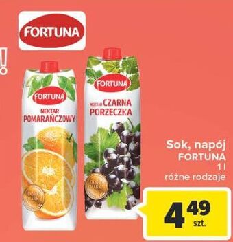 Carrefour Nektar czarna porzeczka fortuna oferta