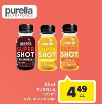 Carrefour Napój super shot energy purella superfoods oferta