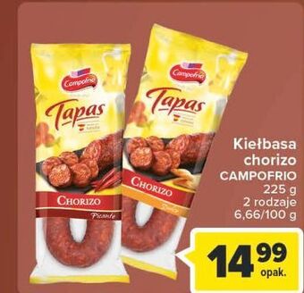 Carrefour Chorizo łagodne campofrio oferta