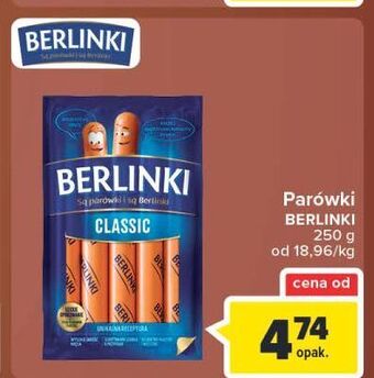 Carrefour Parówki classic morliny berlinki oferta