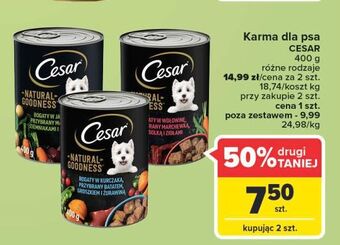 Carrefour Karma dla psa z wołowina cesar (karma) oferta