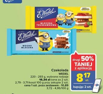 Carrefour Czekolada mocno mleczna e. wedel oferta