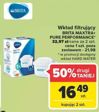 Carrefour Wkład filtrujący pure performance (niebieski) brita maxtra+ oferta