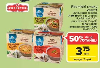 Carrefour Piramidka smaku do zupy pomidorowej vegeta natur oferta