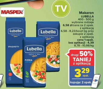 Carrefour Makaron spaghetti lubella oferta
