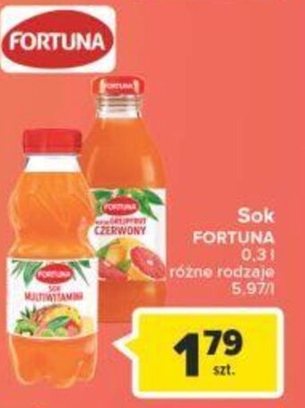 Carrefour fortuna sok 0,3l oferta