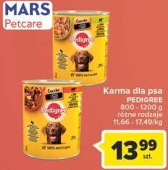 Carrefour mars karma dla psa pedigree 800-1200g oferta