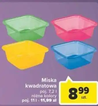 Carrefour Miska kwadratowa 7,2l oferta