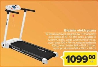 Carrefour Bieżnia elektryczna oferta