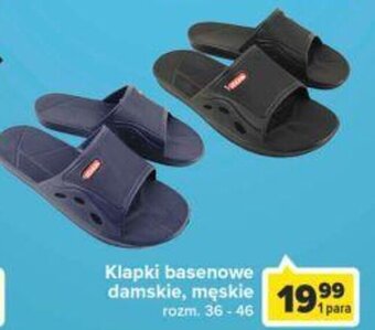 Carrefour Klapki basenowe damskie, męskie oferta