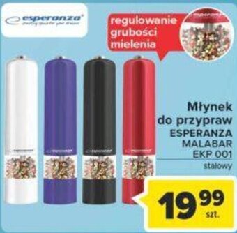 Carrefour Esperanza młynek do przypraw oferta