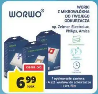 Carrefour Worwo Worki z mikrowłókna do twojego odkurzacza oferta