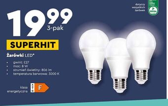 Żarówka led 8w e27 lethe