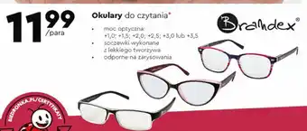 Biedronka Okulary do czytania +2.0 brandex oferta