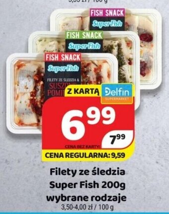 Delfin Superfish filety ze śledzia 200g oferta