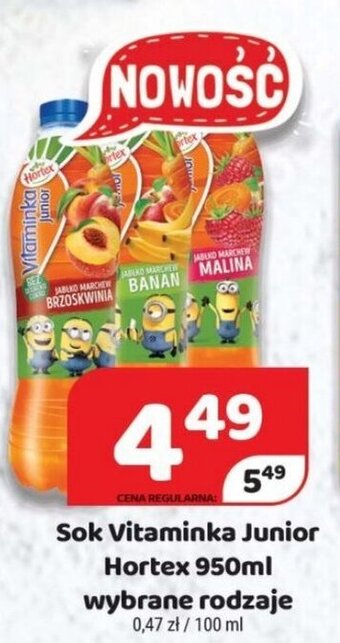 Delfin Hortex sok vitaminka junior 950ml oferta