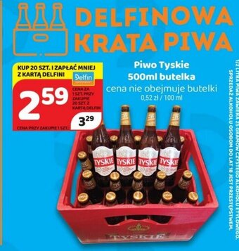 Delfin Tyskie piwo 500ml oferta