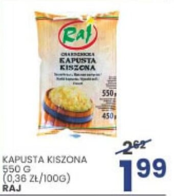 Wafelek Raj kapusta kiszona 550g oferta