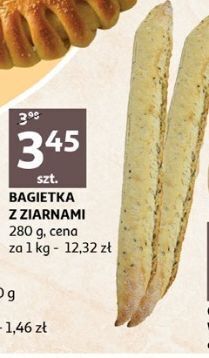 Auchan Bagietka z ziarnami oferta