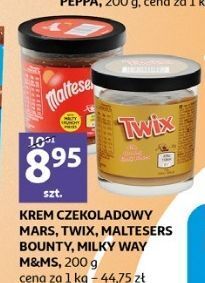 Auchan Krem czekoladowy z chrupkimi miodowymi kuleczkami maltesers teasers oferta