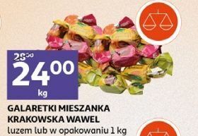 Auchan Galaretki w czekoladzie wawel mieszanka krakowska oferta