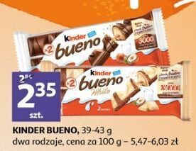 Auchan Baton kinder bueno white oferta