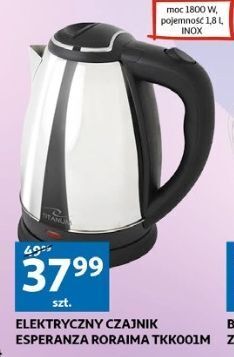Auchan Czajnik elektryczny tkk001m esperanza oferta