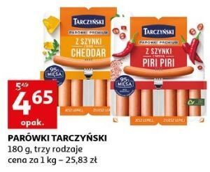 Auchan Parówki z szynki papryką piri-piri tarczyński oferta