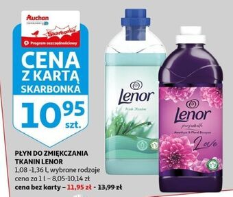 Auchan Płyn do płukania amethyst & floral bouquet lenor parfumelle oferta
