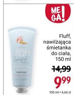 Rossmann Śmietanka do ciała brzoskwinia z karmelem nawilżająca fluff superfood oferta