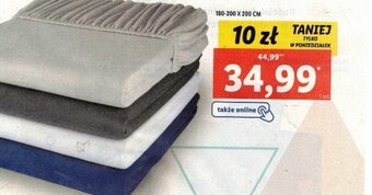 Lidl Prześcieradło z dżerseju z gumką 180-200 x 200 cm oferta