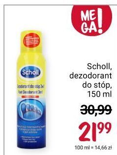 Rossmann Dezodorant do stóp 3 w 1 scholl deo activ fresh oferta