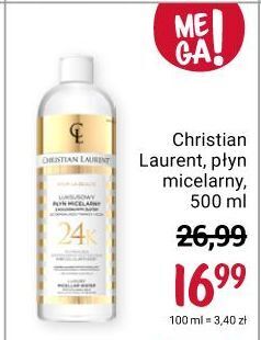 Rossmann Płyn micearny z koloidalnym złotem christian laurent pour la beaute oferta