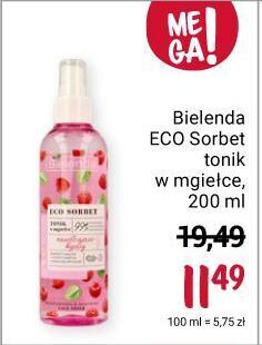Rossmann Tonik w mgiełce nawilżająco-kojący bielenda eco sorbet oferta