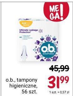Rossmann Tampony normal o.b. extra protect oferta